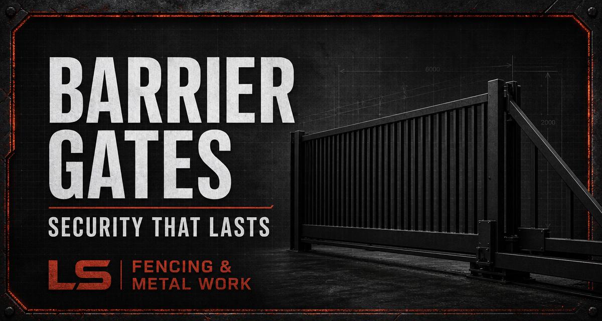 The Benefits of Barrier Gates — gates project photo from LS Fencing & Metal Work in the Fraser Valley.